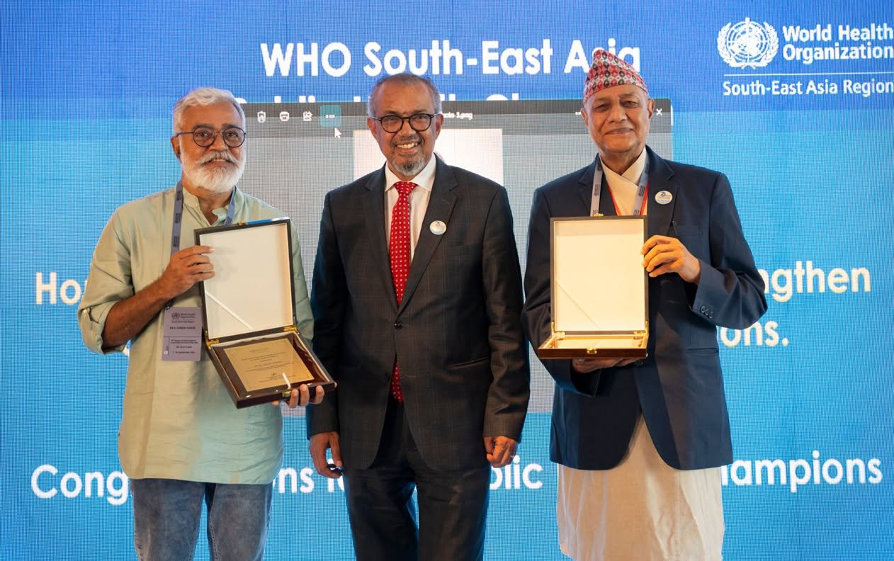 Nepal Netra Jyoti Sangh receives WHO South-East Asia Regional Award